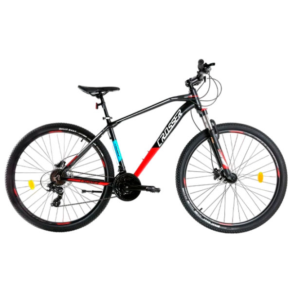 Bicicletă Crosser JAZZZ EF51 21S 29" 19" Red Black Aluminiu / Pentru adulți photo 6