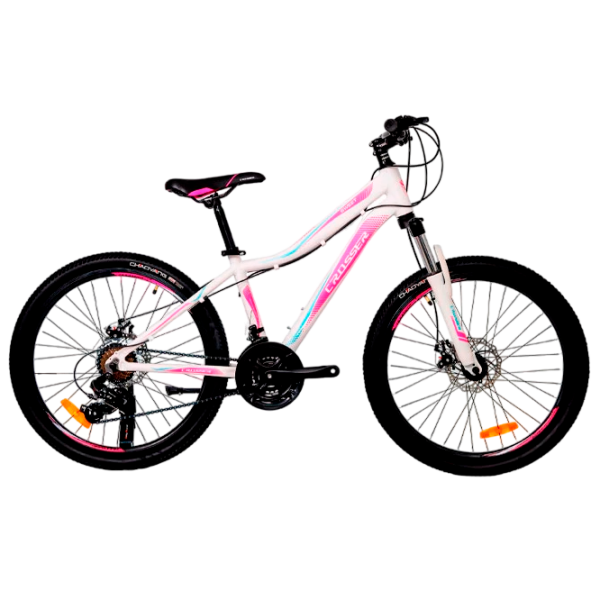 Bicicletă Crosser Sweet 24" 14" White Aluminiu / Pentru adulți photo 5