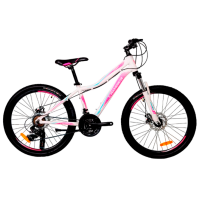 Bicicletă Crosser Sweet 24" 14" White Aluminiu / Pentru adulți