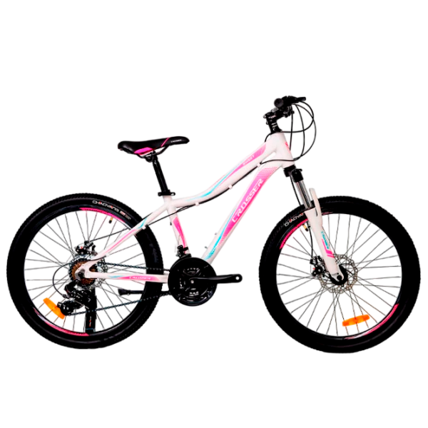 Bicicletă Crosser Sweet 26" 16" White Aluminiu / Pentru adulți photo 5