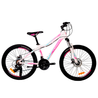 Bicicletă Crosser Sweet 26" 16" White Aluminiu / Pentru adulți