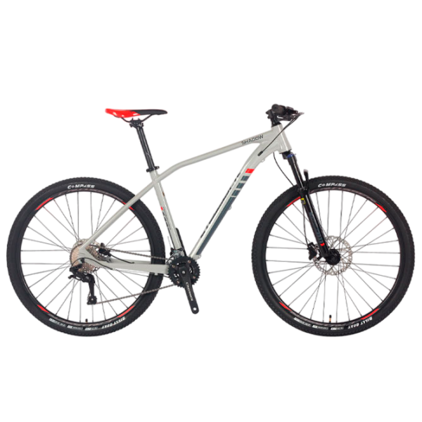 Bicicletă Crosser Shadow Original 29" 19" Gray Aluminiu / Pentru adulți photo 6