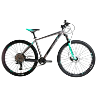 Bicicletă Crosser Solo 29" 19" Green Aluminiu / Pentru adulți