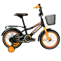 Bicicletă Crosser C13 14" Orange Black Oțel / Pentru copii