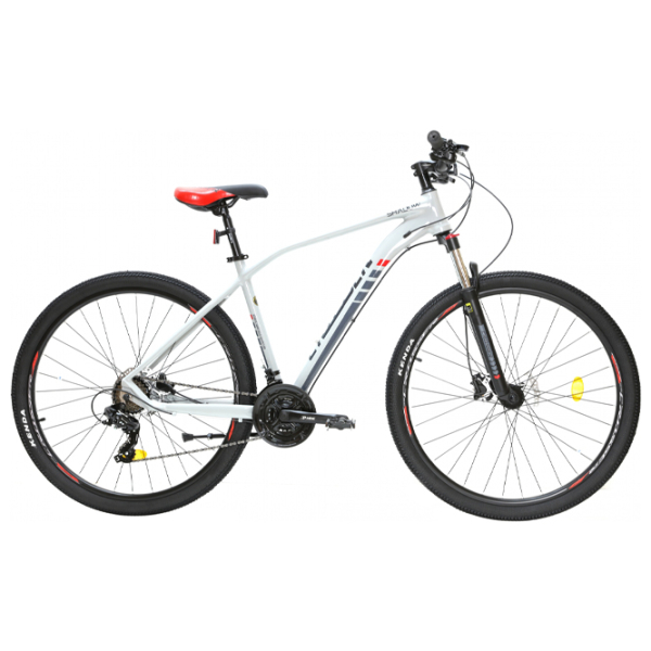 Bicicletă Crosser Shadow Original 29" 19" Gray Red Aluminiu / Pentru adulți photo 5