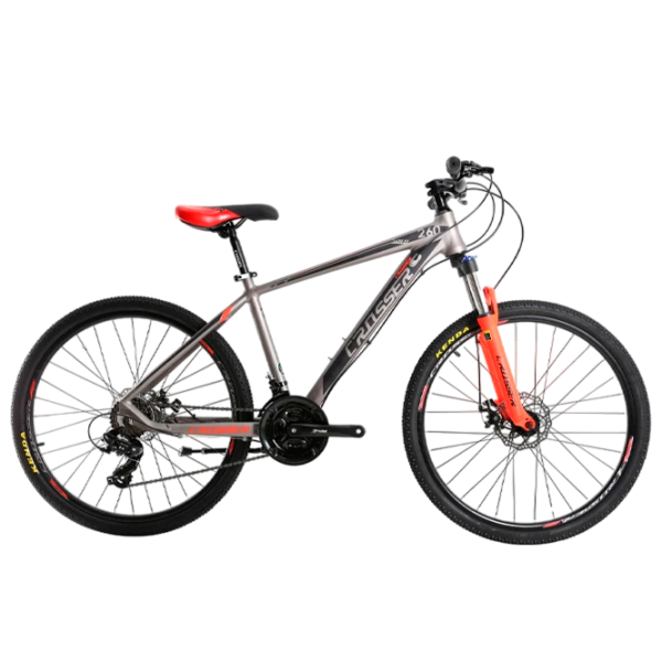 Bicicletă Crosser Solo 29" 19" Gray Orange Aluminiu / Pentru adulți photo 5