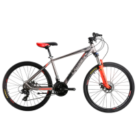 Bicicletă Crosser Solo 29" 19" Gray Orange Aluminiu / Pentru adulți