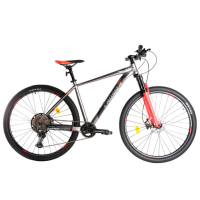 Bicicletă Crosser Solo 29" 21" Gray Orange Aluminiu / Pentru adulți