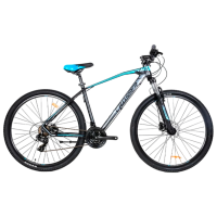 Bicicletă Crosser T02 29" 19" Black Blue Aluminiu / Pentru adulți