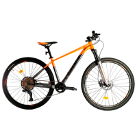 Bicicletă Crosser MT-036 29" 19" Orange Gray Aluminiu / Pentru adulți