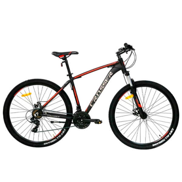 Bicicletă Crosser INSPIRON 29" 22 Red Black Aluminiu / Pentru adulți photo 5