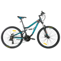 Bicicletă Crosser Legion 24" 13" (26-031-21-13) Blue Aluminiu / Pentru adulți
