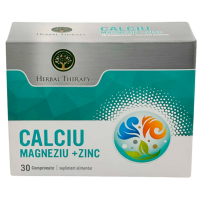 Vitamine și minerale Herbal Therapy Calciu + Magneziu + Zinc 4840257008673 30 