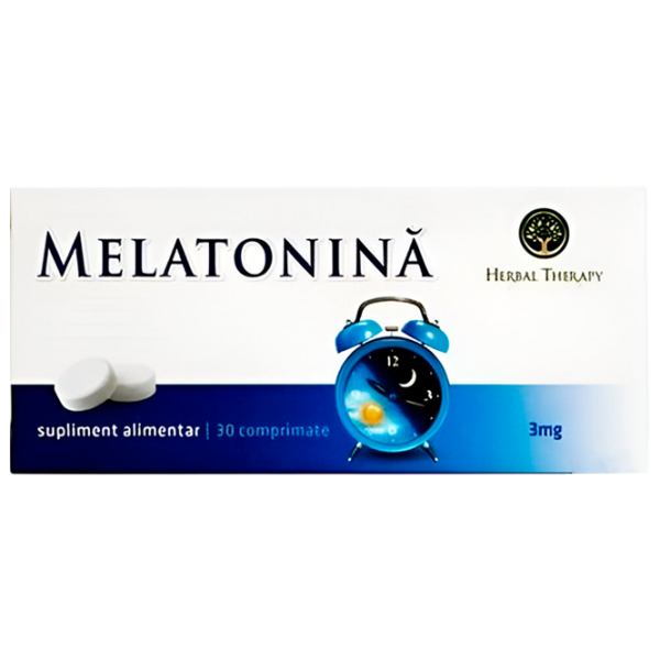 Supliment alimentar Herbal Therapy Melatonină 4840257008178 30  photo 1
