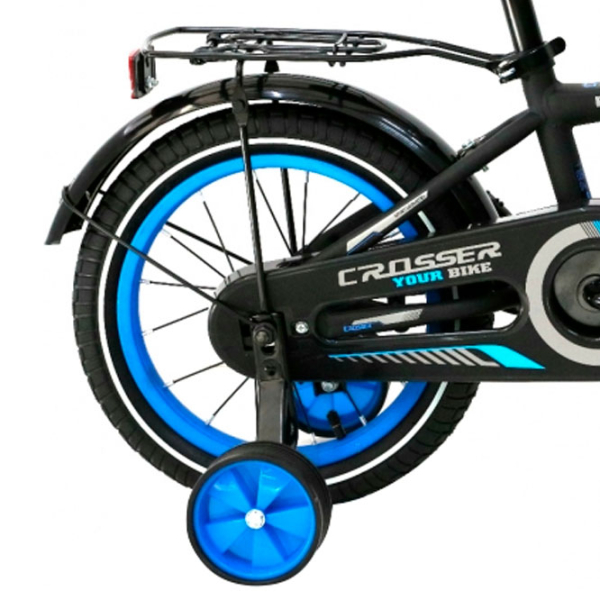 Bicicletă Crosser C13 14" Blue Black Oțel / Pentru copii photo 2