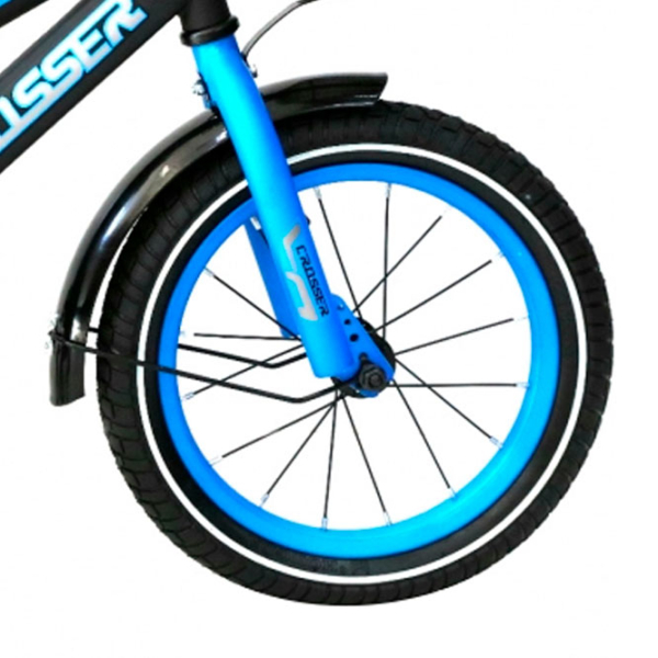 Bicicletă Crosser C13 14" Blue Black Oțel / Pentru copii photo 3