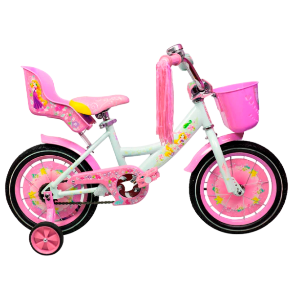 Bicicletă Crosser Girl-S 16" Pink White Oțel / Pentru copii photo 1