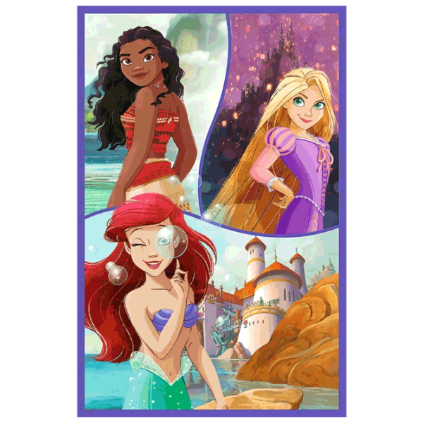 Puzzle Trefl Princesses friends (34884) Количество деталей: 240, Рекомендуемый возраст: 5+ photo 3