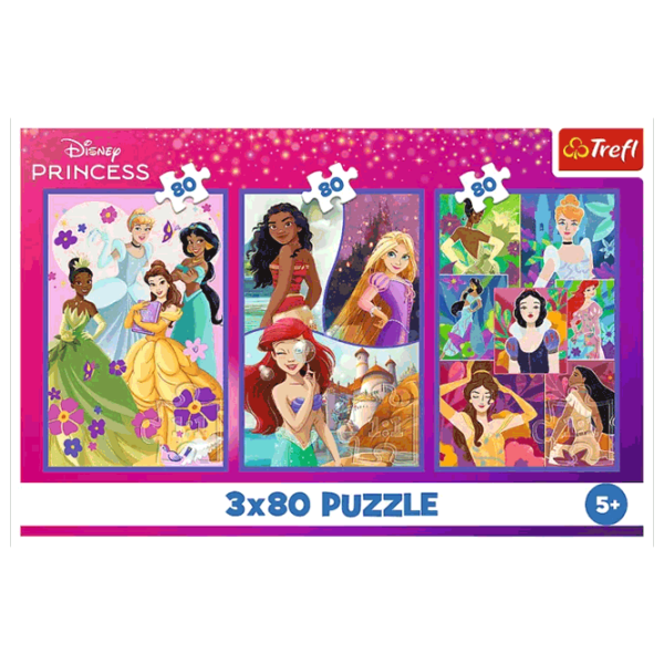 Puzzle Trefl Princesses friends (34884) Количество деталей: 240, Рекомендуемый возраст: 5+ photo 5