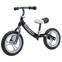 Bicicletă fără pedale Lorelli FORTUNA 12" Gray Black Metal / Pentru copii