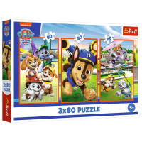 Puzzle Trefl A dog's gang (34886) Количество деталей: 240, Рекомендуемый возраст: 5+