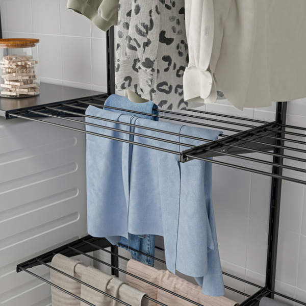 Uscător de rufe Ikea Boaxel Antracit Lungimea firului de rufe: 4.2 m photo 4