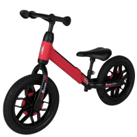 Bicicletă fără pedale Qplay Spark 12" Red Black Oțel / Pentru copii