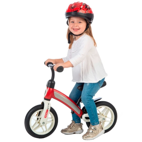 Bicicletă fără pedale Qplay Impact Eva 12" Red Gray Metal / Pentru copii photo 3
