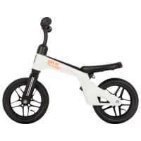 Bicicletă fără pedale Qplay Tech 10" White Orange Metal / Pentru copii
