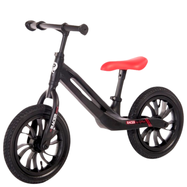 Bicicletă fără pedale Qplay Racer 12" Black Orange Aluminiu / Pentru copii photo 5