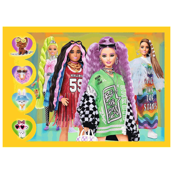 Puzzle Trefl Happy world of Barbie (34626) Numărul de piese: 207, Vârsta recomandată: 4+ photo 2