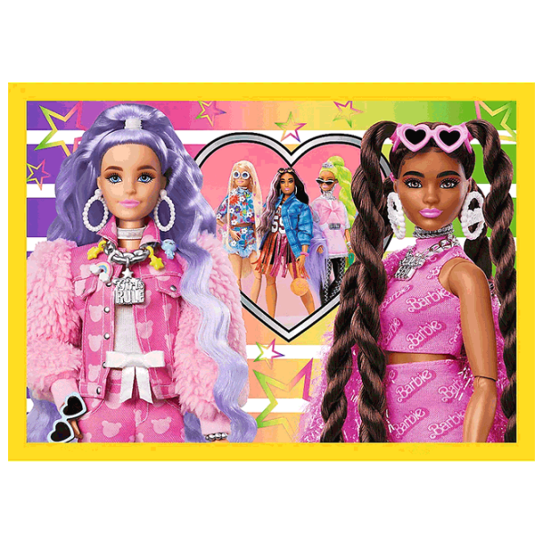 Puzzle Trefl Happy world of Barbie (34626) Numărul de piese: 207, Vârsta recomandată: 4+ photo 4