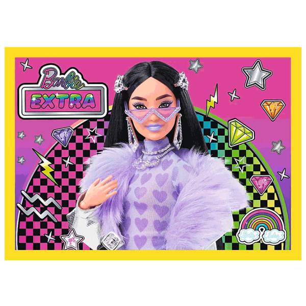 Puzzle Trefl Happy world of Barbie (34626) Numărul de piese: 207, Vârsta recomandată: 4+ photo 5