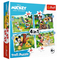 Puzzle Trefl Mickey Mouse nice day (34604) Количество деталей: 207, Рекомендуемый возраст: 4+
