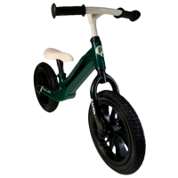 Bicicletă fără pedale Qplay Racer 12" Gray White Aluminiu / Pentru copii