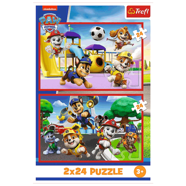 Puzzle Trefl Doggy day of fun (34434) Количество деталей: 48, Рекомендуемый возраст: 5+ photo 4