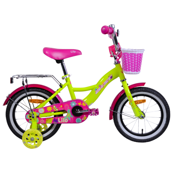 Bicicletă Aist Lilo 14 14 14" 14" Orange Blue Oțel / Pentru copii photo 3