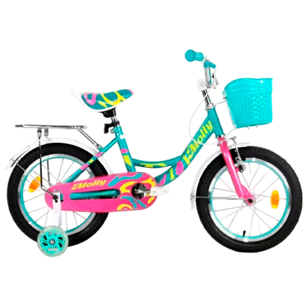 Bicicletă Krakken Molly 20" 14" Blue Pink Metal / Pentru copii photo 1