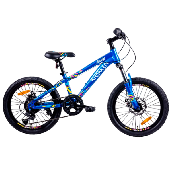 Bicicletă Krakken Scully 20" 10" Blue Multicolor Oțel / Pentru copii photo 6