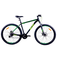 Bicicletă Aist Rocky 29" 21.5" Black Green Aluminiu / Pentru adulți