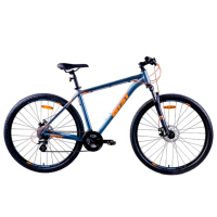 Bicicletă Aist Rocky 27.5" 21" Blue Orange Aluminiu / Pentru adulți
