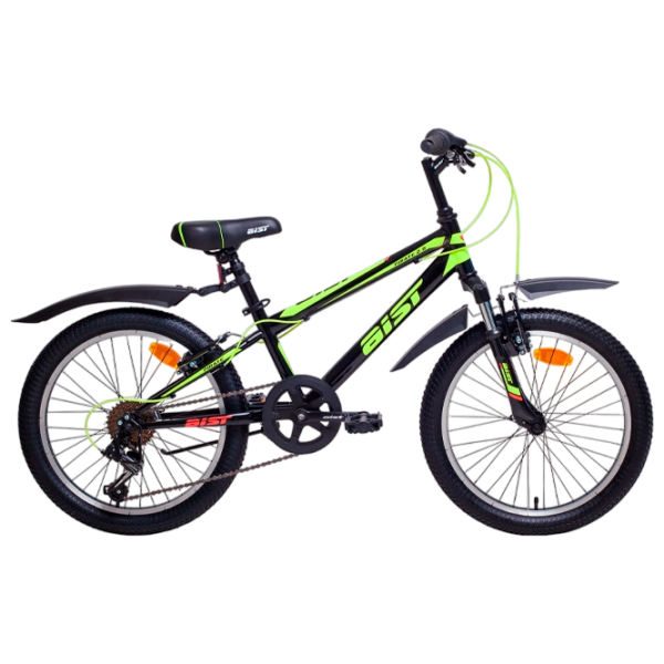 Bicicletă Aist Pirate 20" 20" Black Green Oțel / Pentru copii photo 6