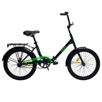 Bicicletă Aist Smart 20" 20" Black Green Oțel / Pentru adulți