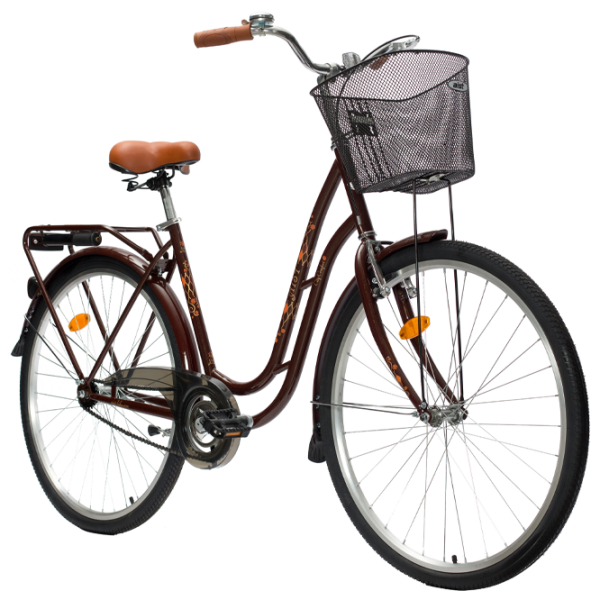 Bicicletă Aist Tango 28" 19" Brown Yellow Oțel / Pentru adulți photo 2
