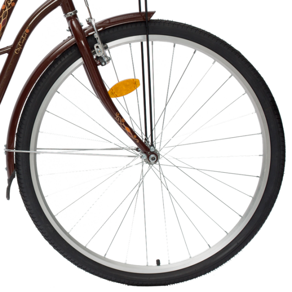 Bicicletă Aist Tango 28" 19" Brown Yellow Oțel / Pentru adulți photo 6