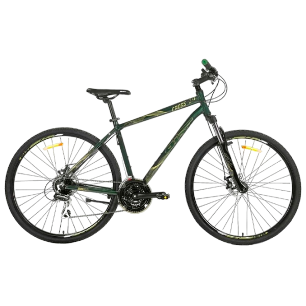 Bicicletă Aist Cross 28" 18" Green Light Aluminiu / Pentru adulți photo 5