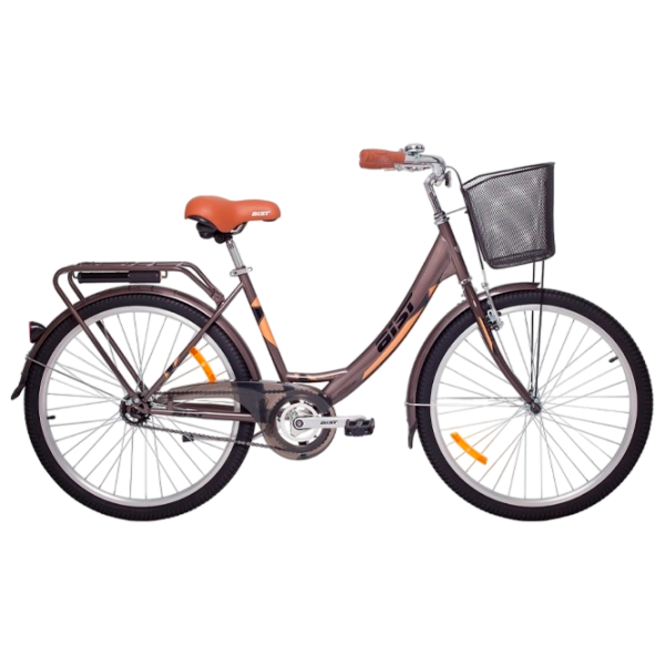 Bicicletă Aist Jazz 26" 26" Brown Black Oțel / Pentru adulți photo 6