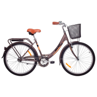 Bicicletă Aist Jazz 26" 26" Brown Black Oțel / Pentru adulți