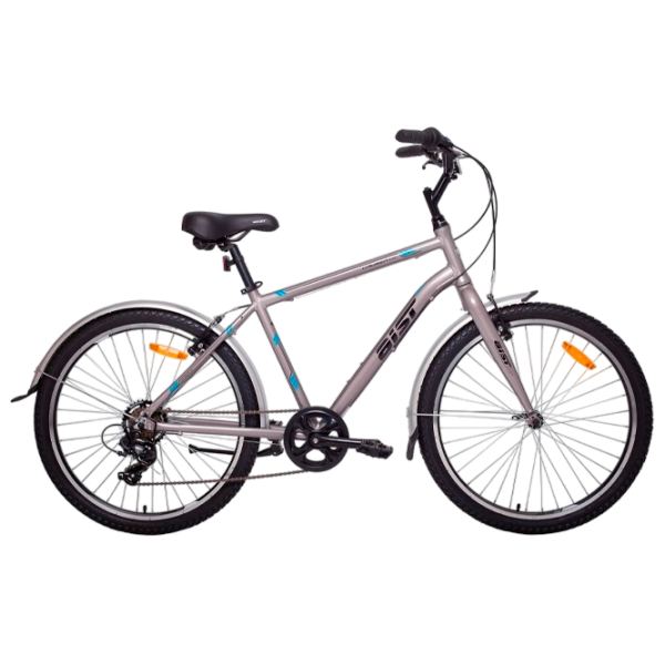 Bicicletă Aist Cruiser 26" 21" Silver Black Aluminiu / Pentru adulți photo 6