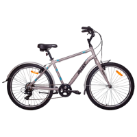 Bicicletă Aist Cruiser 26" 21" Silver Black Aluminiu / Pentru adulți